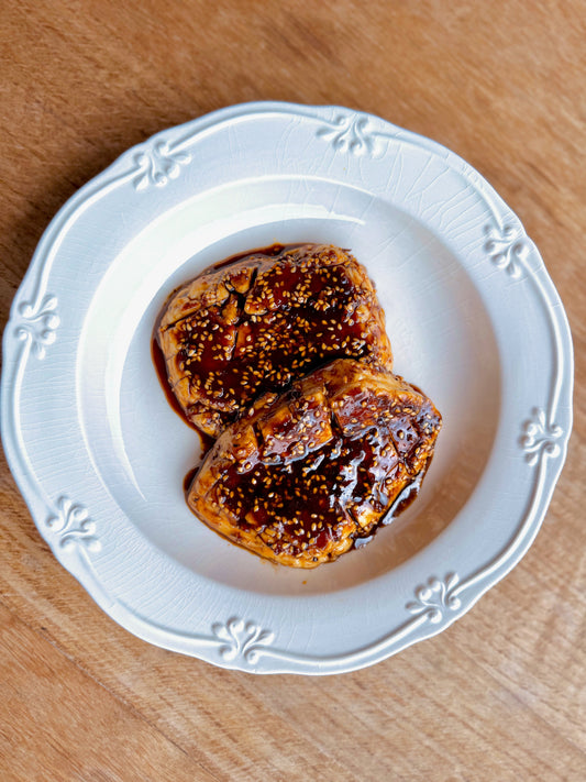 Halloumi mit Honig-Chili-Marinade